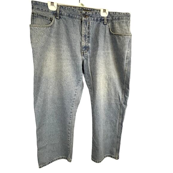 Cabela's Jeans Men's 40x29 Heavy denim light wash blue relaxed fit Mexico - Picture 1 of 11